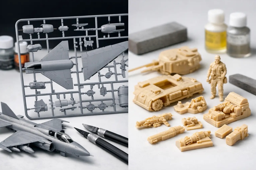 Injection Molded Versus Resin Kits Compared (04.09.26)